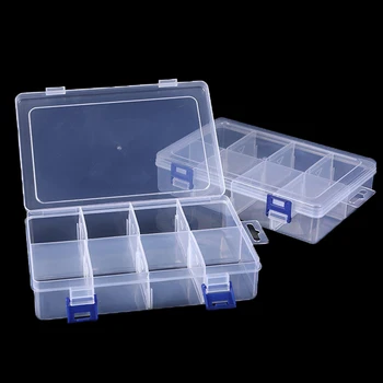 1 шт. Многофункциональный футляр для инструментов 20*13.5*4.5 пластиковая Прозрачная коробка для хранения канцелярских принадлежностей размером 8 сеток размером 8 см, Канцелярские принадлежности