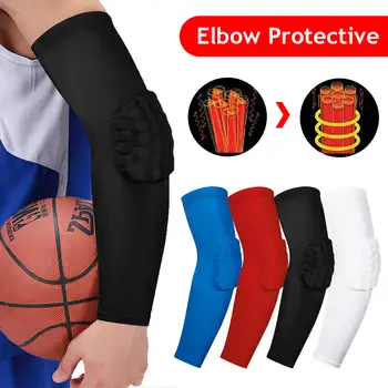 1 шт. повязка на руку, поддержка локтя, баскетбольный рукав, дышащий футбольный защитный спортивный налокотник, бандаж для тренажерного зала