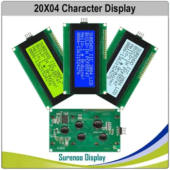 204 20X4 2004 Параллельный IIC I2C PCF8574T Символьный ЖК-модуль Экран дисплея LCM Англо-Японский со Светодиодной Подсветкой для Arduino