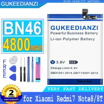 4800 мАч GUKEEDIANZI Аккумулятор BN46 для Xiaomi Redmi 7 Redmi Note 6 Note6 Note 8 Note 8T Note8 Note8T Аккумулятор Большой Мощности