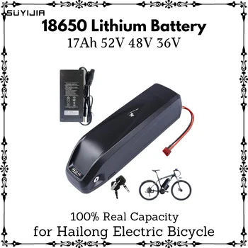 52V 48V 36V для Электрического велосипеда Hailong 18650 Литиевая батарея с BMS 30A Подходит для Комплекта Преобразования Электрического велосипеда Bafang