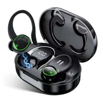 C16 Новые TWS Bluetooth 5.3 Наушники-Заушники Спортивные Гарнитуры Светодиодные Беспроводные Наушники С Шумоподавлением Микрофон 48 Часов HiFi Music Time
