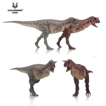 HAOLONGGOOD 1:35 Модель Карнотавра Abelisauridae Коллекция Динозавров Настольный Декор Животных Подарок На День Рождения Для Взрослых Развивающая Игрушка