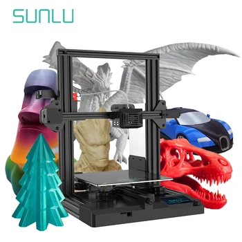SUNLU Terminator-3 высокоточный автоматический выравнивающий 3D-принтер с бесшумной печатью поддержка ABS/PLA/PETG/ДЕРЕВО/углеродный 3D-принтер