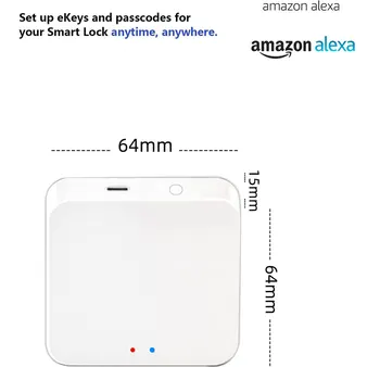 Tuya Smart Lock Wifi Bridge Беспроводной шлюз-концентратор 2.4G Wifi Приложение Smart Life Устройства дистанционного управления Работают с Alexa Google Home