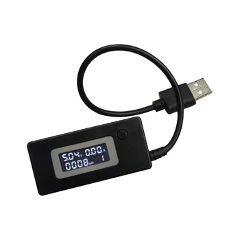 USB измеритель тока напряжения емкости мощности Измерительный прибор для определения мощности Зарядное устройство для мобильного телефона Монитор безопасности питания Вольтметр Амперметр