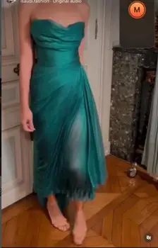 Verngo/ Женские вечерние платья из зеленого шелка в арабском стиле для мамы, платья для выпускного вечера, сексуальное платье для мамы для официальных мероприятий