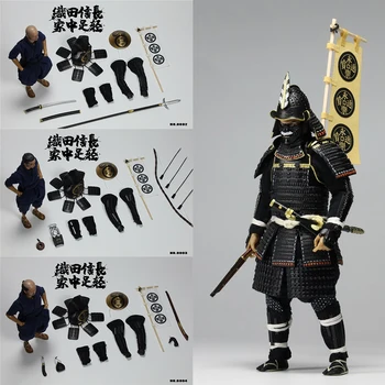 Yep Studio № 001 В масштабе 1/12 Японский пехотный самурай Ода Нобунага, 6-дюймовая фигурка солдата-мужчины, полный набор моделей