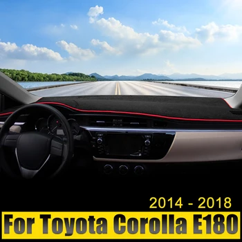 Автомобильные аксессуары для Toyota Corolla E180 2014 2015 2016 2017 2018 Крышка приборной панели, предотвращающая попадание света, Анти-УФ-ковер, нескользящие коврики