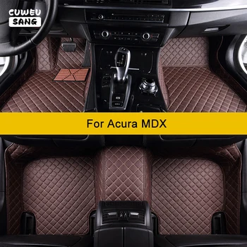 Автомобильные коврики CUWEUSANG на заказ для Acura MDX, автоаксессуары, коврик для ног