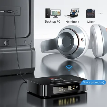 Аудиоадаптер Bluetooth 5 0, радиопередатчик NFC, приемник Bluetooth, аудиоадаптер с дистанционным управлением 3-в-1