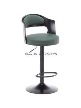 Барный стул современный простой скандинавский табурет с высокими ножками бытовой легкий роскошный подъемный стул магазин женской одежды магазин молочного чая поворотный