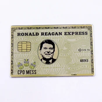 Бесплатный образец изготовленной на заказ пустой металлической карточки для печати визитных карточек