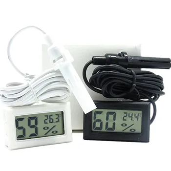 Встроенный электронный ЖК-цифровой дисплей, температурный гигрометр с датчиком зонда, холодильник, термометр для ванны FY-12
