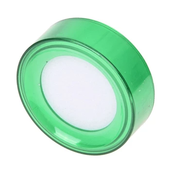 Зеленая пластиковая губка диаметром 7 см, кассир с влажными пальцами, 4 шт