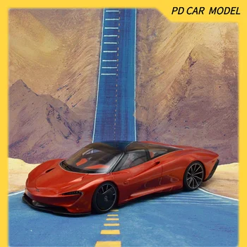 Коллекционная модель AUTOART в масштабе 1:18 для McLaren SPEEDTAIL volcano оранжевый Подарок для друзей и семьи