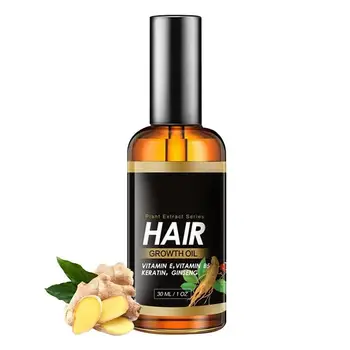 Масло-эссенция для волос Увлажняющее Эфирное масло от выпадения волос 1 Унция Увлажняющая И питательная Эссенция для роста поврежденных Обесцвеченных волос