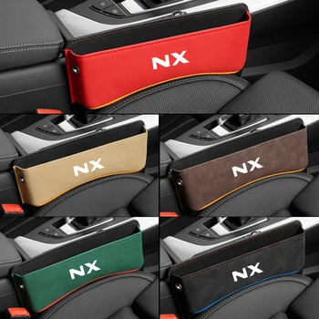 Многофункциональный Щелевой ящик для хранения Lexus NX auto logo, Органайзер для автомобильного сиденья, Боковая сумка, Зарезервированное отверстие для зарядного кабеля