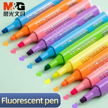 Набор ручек-хайлайтеров M & G пастельные флуоресцентные маркеры учебник обучающая метка школьные принадлежности Рисование видимыми Чернилами Ручка Развивающие Игрушки