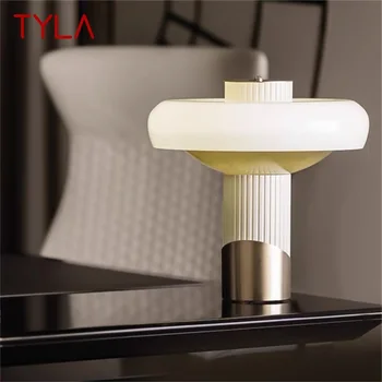 Настольная лампа в американском стиле TYLA, Простой креативный Гриб, декоративный для гостиной, спальни, светодиодная настольная лампа