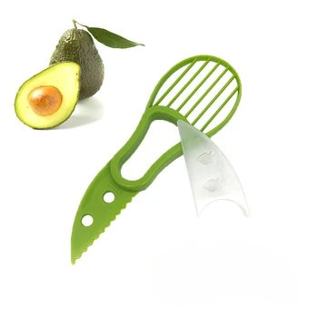 Нож для нарезки авокадо, Сердцевины из Ши, масла, фруктов, Овощечистки, Разделителя мякоти, Пластикового Ножа, кухонных Инструментов для овощей, кухонных гаджетов
