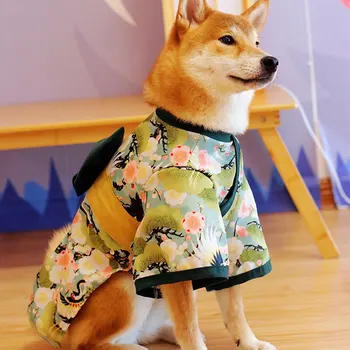Одежда для собак, кошек, домашних животных, летняя Японская одежда для собак, кимоно, костюм для щенков французского бульдога Корги, чихуахуа, Сиба-ину, для собак