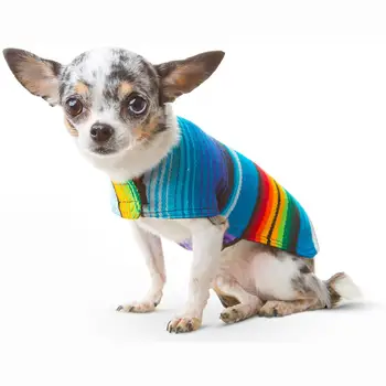 Одежда для собак новинка, рубашка для собак, наряды для щенков, пончо для мексиканской собаки, костюм для домашних животных