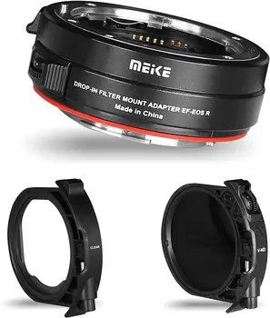 Переходник для объектива Meike MK-EFTR-C с автоматической фокусировкой с регулируемым ND-фильтром и УФ-фильтрами для объектива Canon EF на EOS R RP R5 R6 C70