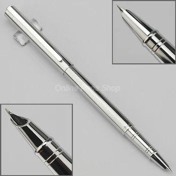 Перьевая ручка Jinhao 126 Серебристый металлический наконечник EF 0,38 мм Профессиональная ручка для письма JFP006