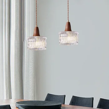 Подвесные светильники Современные подвесные светильники Стеклянная подвесная лампа для кухни, островка, спальни, гостиной, кофейни