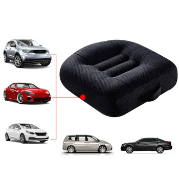 Подушка для автомобильного сиденья - увеличивает высоту вождения и снижает усталость, нескользящая