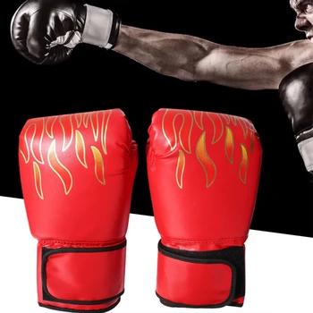 Профессиональные боксерские перчатки для тренировок, 1 пара Перчаток для ММА из искусственной кожи с мешками с песком, Дышащие спортивные рукавицы Guantes