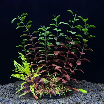 Растения Декор для растений Пластиковый Аквариум Piante Plants Аквариум Acquario Водные Аксессуары Искусственное Подводное украшение