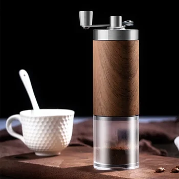 Ручная кофемолка для кофейных зерен из нержавеющей стали, кухонный инструмент ручной работы для измельчения кофейных зерен и зерна, мельничная машина, доступ к кофе