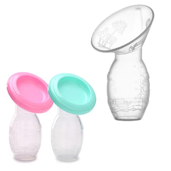 Ручной молокоотсос для кормления ребенка Partner Breast Collector Автоматическая коррекция грудного молока Силиконовые насосы Без PP и BPA