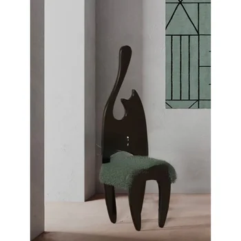 Стул для рабочего стола из массива дерева, дизайнерская модель во французском ретро-стиле Misty