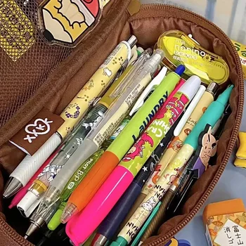 Сумка для карандашей большой емкости Японская креативная коробка для карандашей высокой красоты Новая популярная сумка для карандашей для учащихся младших классов средней школы