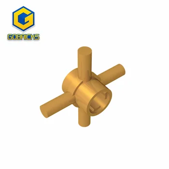 Технические характеристики Gobricks GDS-M282, втулка для соединения оси с 4 стержнями и отверстием для штифта, совместимая со строительными блоками lego 48723, подарки