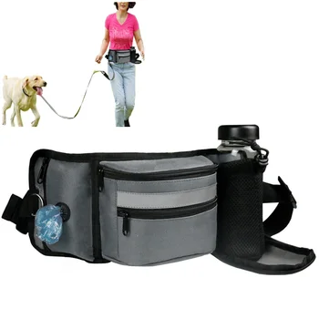 Тренировочная бутылочка с лакомством, скрытая поясная сумка, сумка для закусок, сумка для воды, сумки для корма для собак с переносным дозатором для лакомств для домашних животных