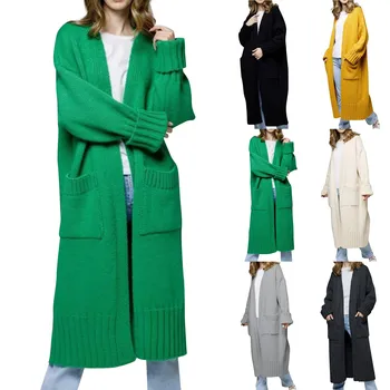 Укороченный топ, женская модная Осенне-зимняя новая куртка, женское пальто с принтом, Длинное зимнее пальто с длинным рукавом для женщин, топы Y2k