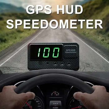 Универсальный GPS Головной Дисплей Спидометр Одометр Цифровой Дисплей Скорости Миль в час Превышение Скорости Будильник для Автомобилей C60S