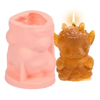 Форма для шоколада Zodiac, Фарфоровая силиконовая форма для свечей Zodiac 3D, форма для кубиков льда в форме животных, форма для мороженого 