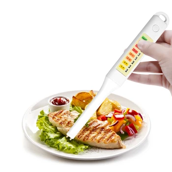 Электронный тестер солености пищевых продуктов, ручка, светодиодный индикатор, измеритель концентрации пищевой соли